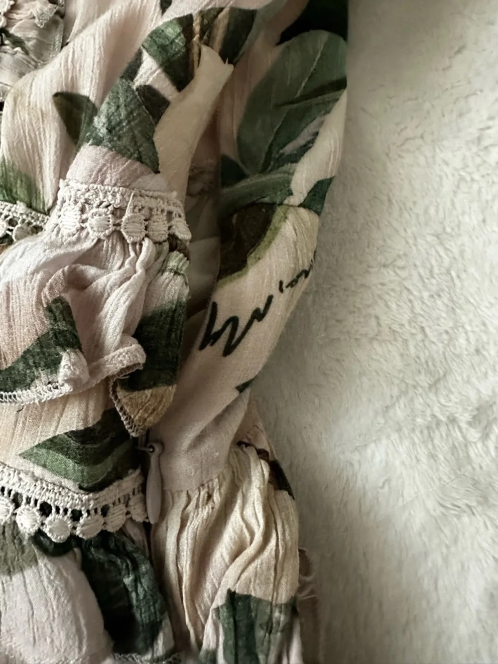 AllSaints Zora Alessandra Floral Lace-Trimmed Dress size 4 - Picture 7 of 16